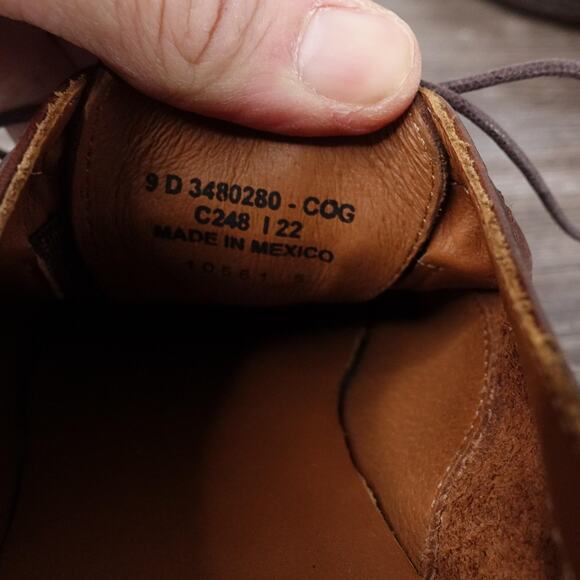 Frye Shoes Mens Size 9 Brown Leather Cap Toe Oxford Dress Casual 3480280‎ main image 9